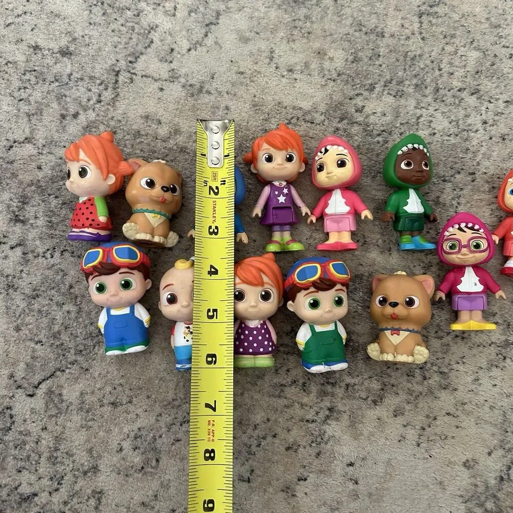CoComelon Figures Mixed, JJ, YoYo, TomTom Set Of 13 Assorted Sets